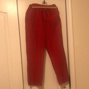 Anthrophie pants med red